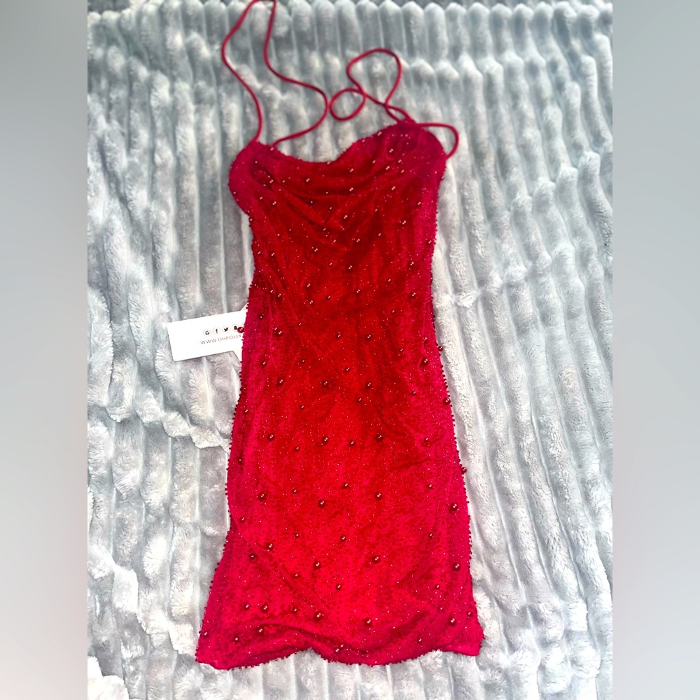 Oh Polly beaded dress